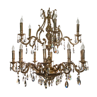 Large chandeliers НСБ 009-15х60-251 КР Art. 009,15,1/2-КР 