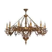 Large chandeliers НСБ 013-12х60-121 Art. 013,12,1 