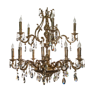 Large chandeliers НСБ 009-15х60-251 КР Art. 009,15,1/2-КР 